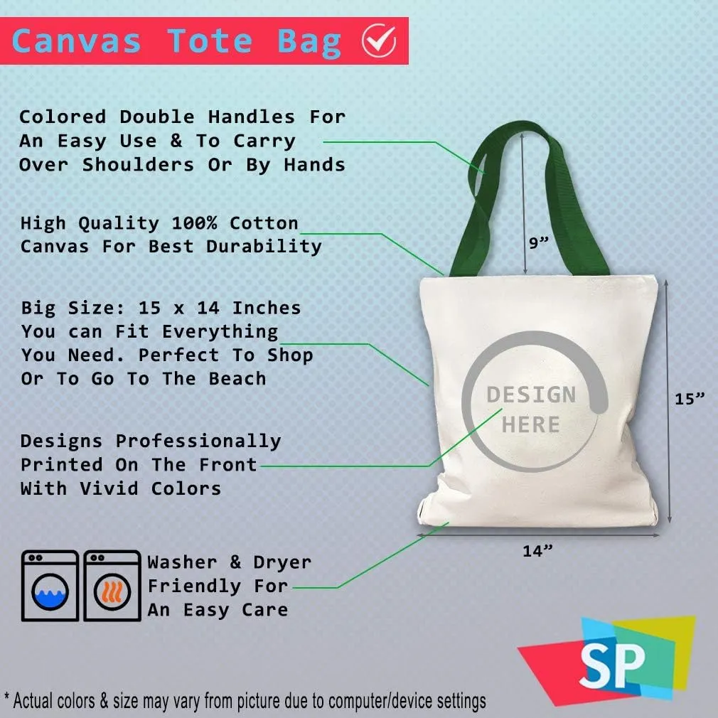 Speedy Pros Canvas Tote Bag for Women Human Organ Transplant Handle with Care Funny Humor Beach Bags for Women