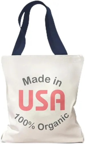 Speedy Pros Canvas Tote Bag for Women Made in Usa 100% American Beach Bags for Women