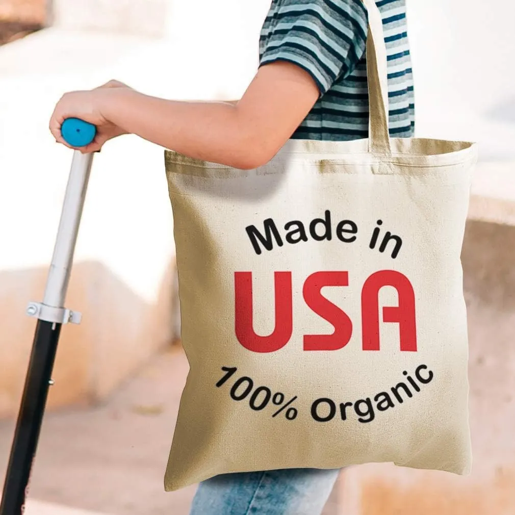 Speedy Pros Canvas Tote Bag for Women Made in Usa 100% American Beach Bags for Women