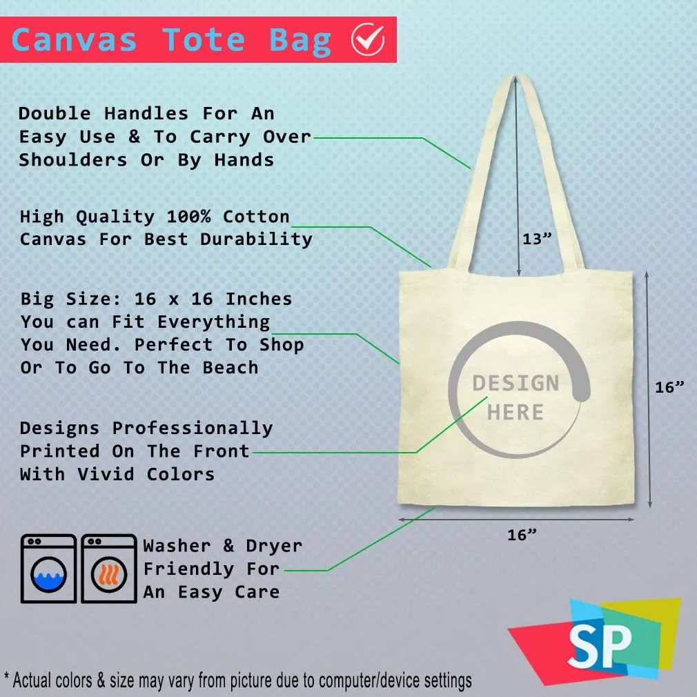 Speedy Pros Canvas Tote Bag for Women Mama of Drama #Girl Mom Mother Beach Bags for Women
