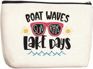 Summer Decor Beach Bag - Accessories, Sunscreen, Makeup, Essentials & Gifts for Women - Best Travel Ideas