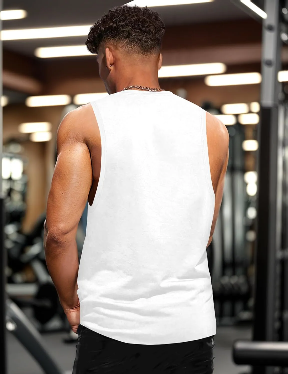 Tank Tops for Men, Sleeveless Workout Shirts for Men Graphic Mens Muscle Tank Tops Workout Athletic Tank Tops for Men