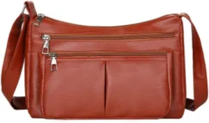 Tote Bag For Women Casual Leather Retro Shoulder Bags Versatile Cross Body Handbags For Shopping Travel Essential W