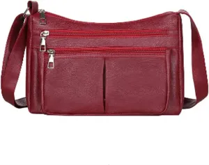 Tote Bag For Women Casual Leather Retro Shoulder Bags Versatile Cross Body Handbags For Shopping Travel Essential W