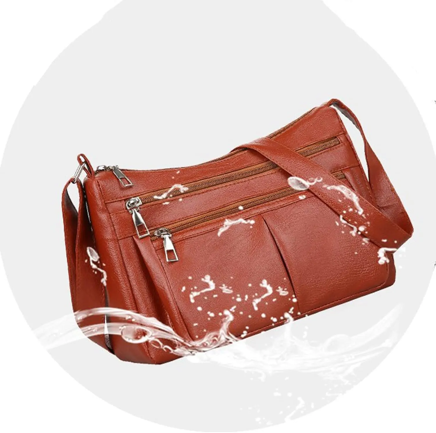 Tote Bag For Women Casual Leather Retro Shoulder Bags Versatile Cross Body Handbags For Shopping Travel Essential W