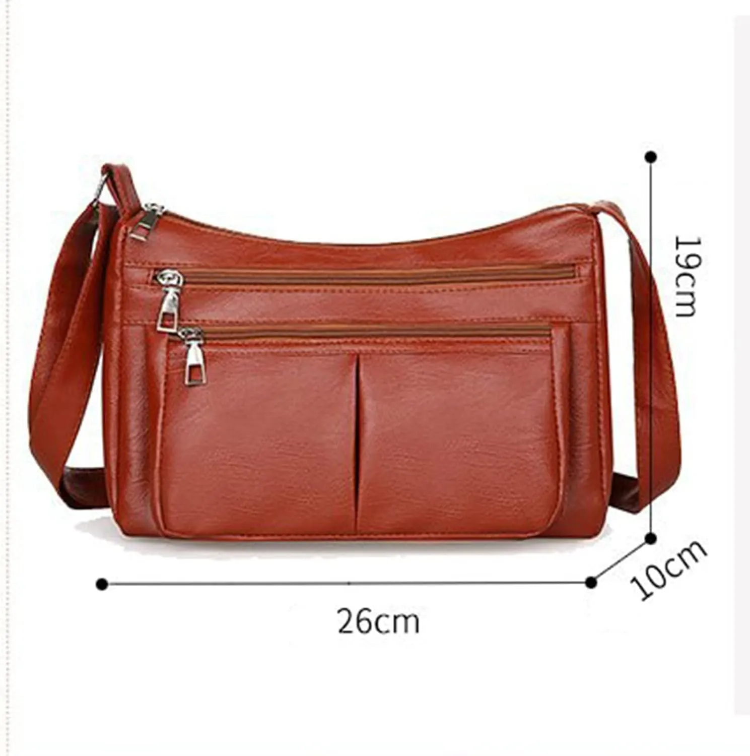 Tote Bag For Women Casual Leather Retro Shoulder Bags Versatile Cross Body Handbags For Shopping Travel Essential W