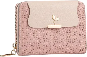 Tote Bag For Women Id Short Wallet Solid Color Bag Zipper Purse Multiple Card Slots Clutch Bag For Shopping Birthday F