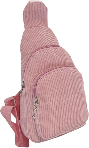 Tote Bag For Women Unisex Mini Y2K Corduroy Sling Bag Woman Shoulder Bag Chest Bag Purse Bag Package For Outdoor Sport Y