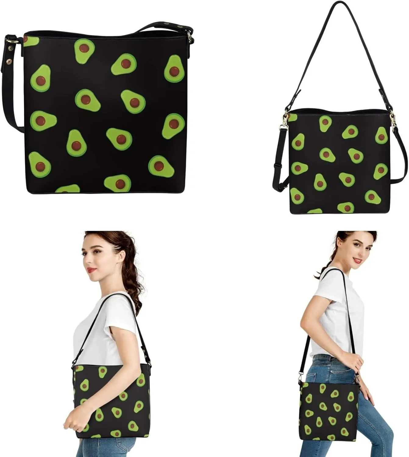 Tote Bags Set 3 Piece Saddle Bags Satchel Bags for Women Wallet Women Wristlet Key Holder