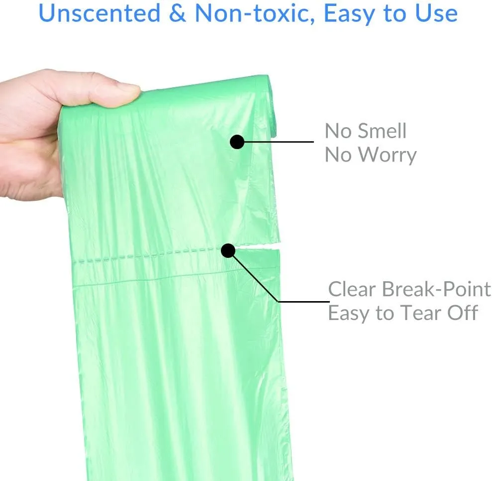 Trash Bags Biodegradable Small Garbage Bags Recycled Unscented Strong Trasn Can Liner for Bathroom