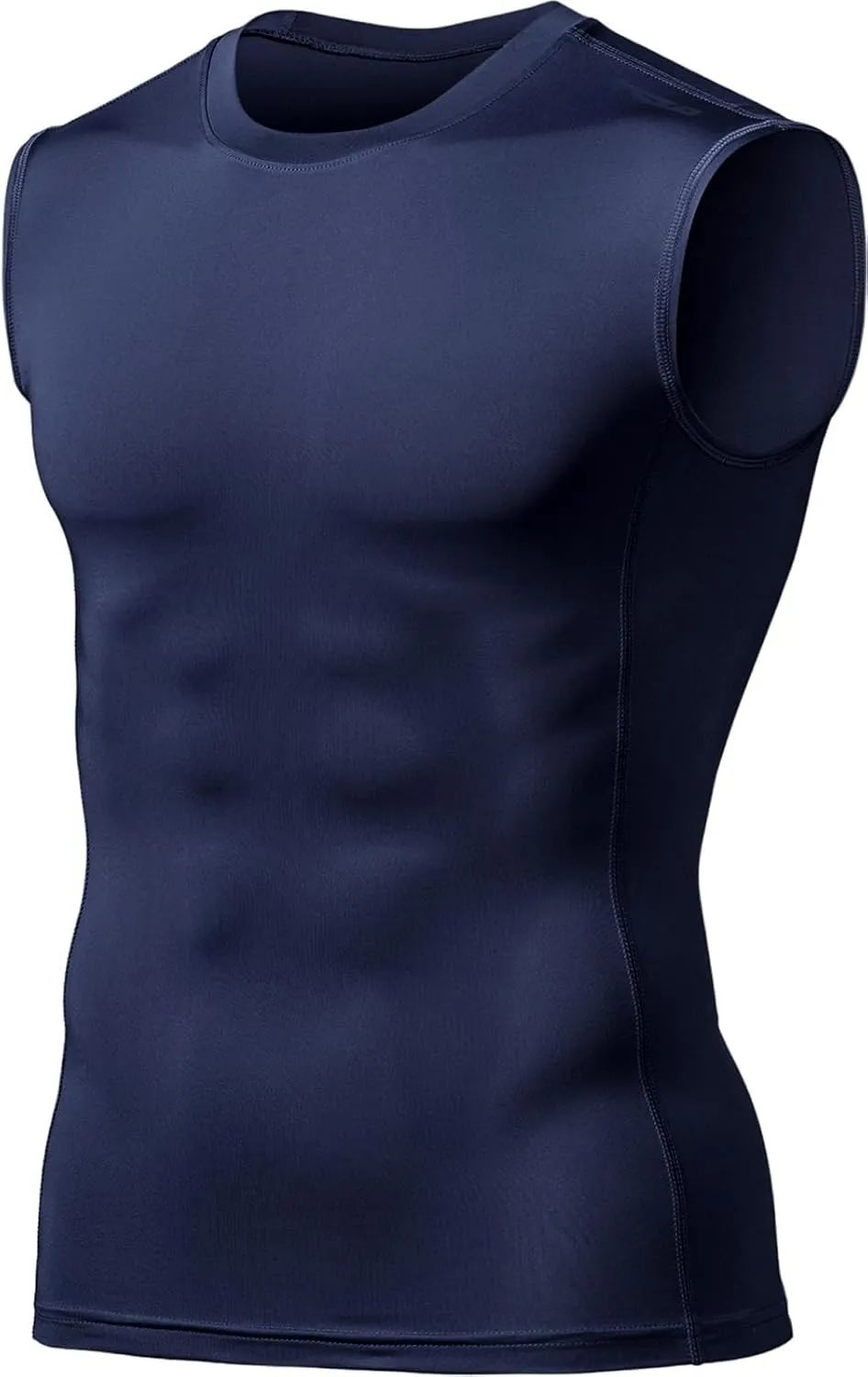 TSLA Men's Sleeveless Workout Shirts, Dry Fit Running Compression Cutoff Shirts, Athletic Training Tank Top