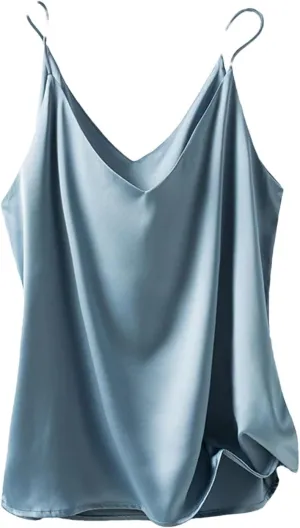 V-Neck Camisole Tops for Women Sexy Bottoming Top Spaghetti Strap Tops for Women