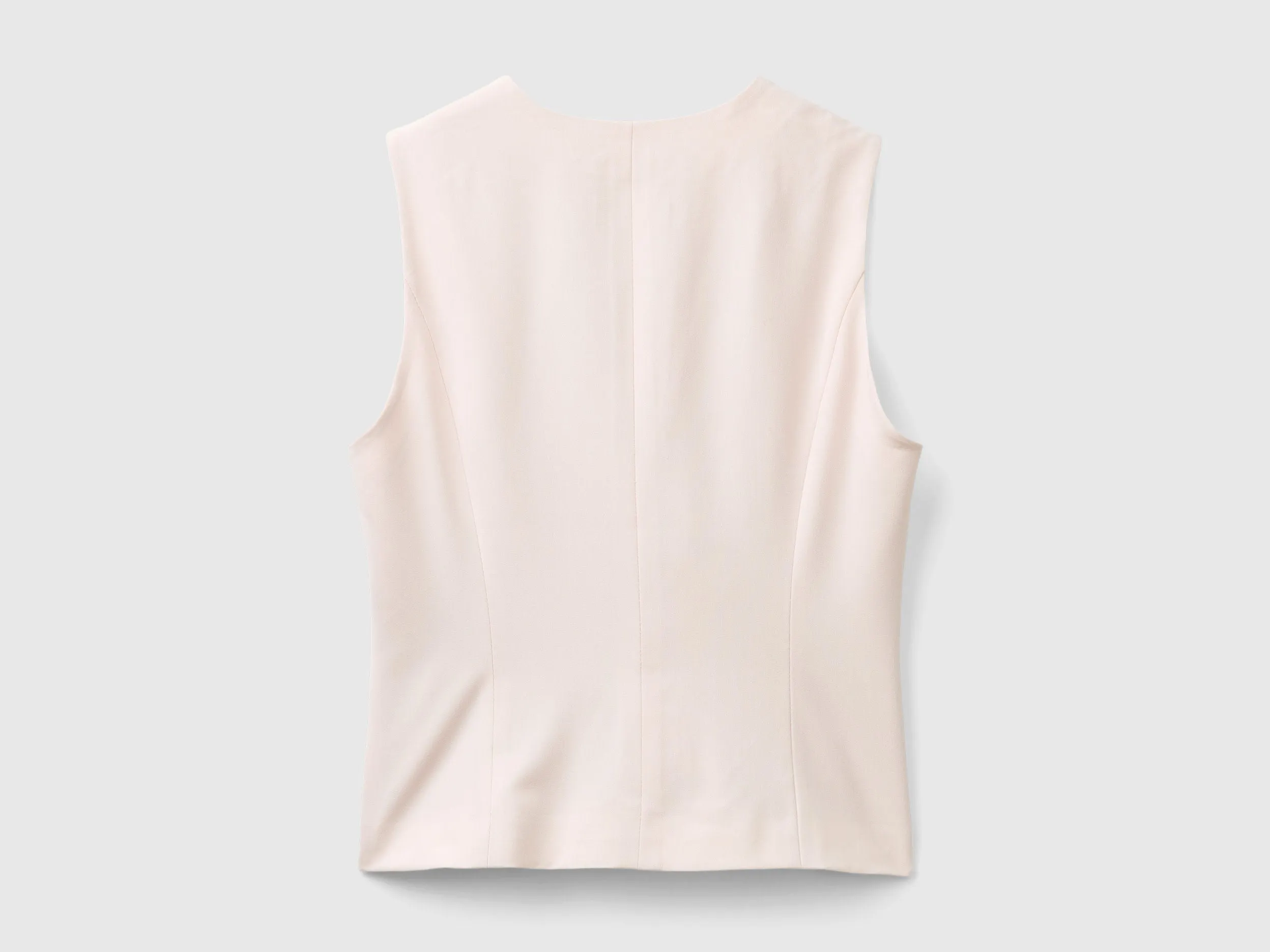 V-Neck Solid Waist Coat