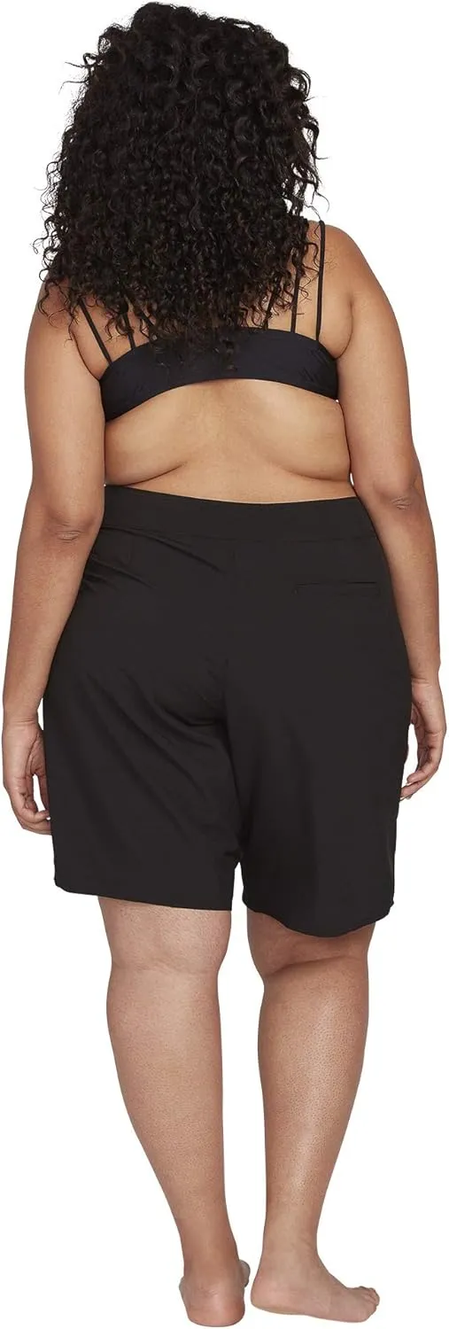 Volcom Women's Simply Solid 11-Inch Classic Swim Boardshort