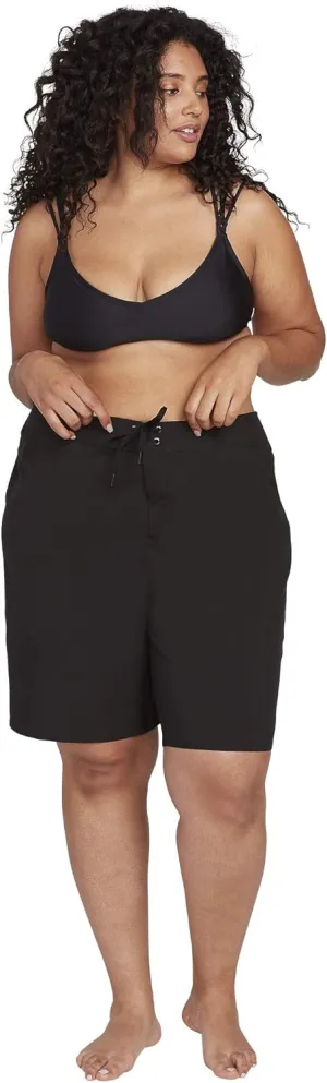 Volcom Women's Simply Solid 11-Inch Classic Swim Boardshort