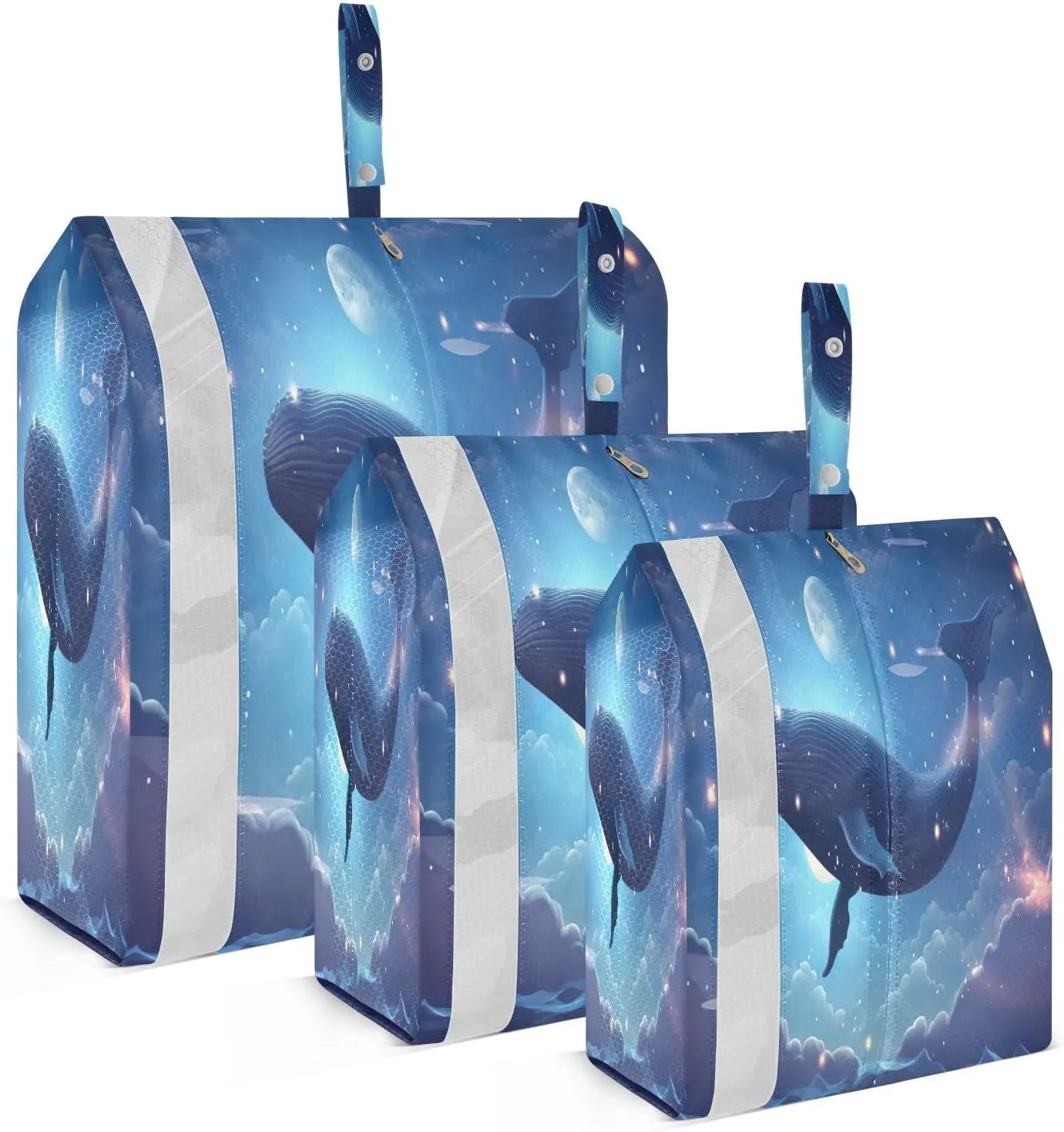 Whale Sky Packing Cubes for Travel 3 Set Compression Bags Luggage Accessories for Suitcase