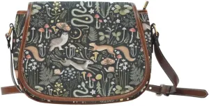 Witchy Satchel Purse, Goblincore Mushroom Handbag, Fairycore, Witchcore, Pagan Accessories,Celestial, Forestcore,Cottagecore