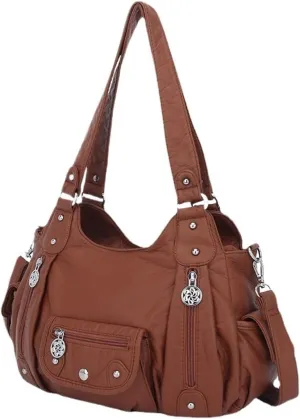 Women bags designer Vintage Soft Leather Bags Fashion Satchel Motorcycle Bag Tote Bags messenger bag