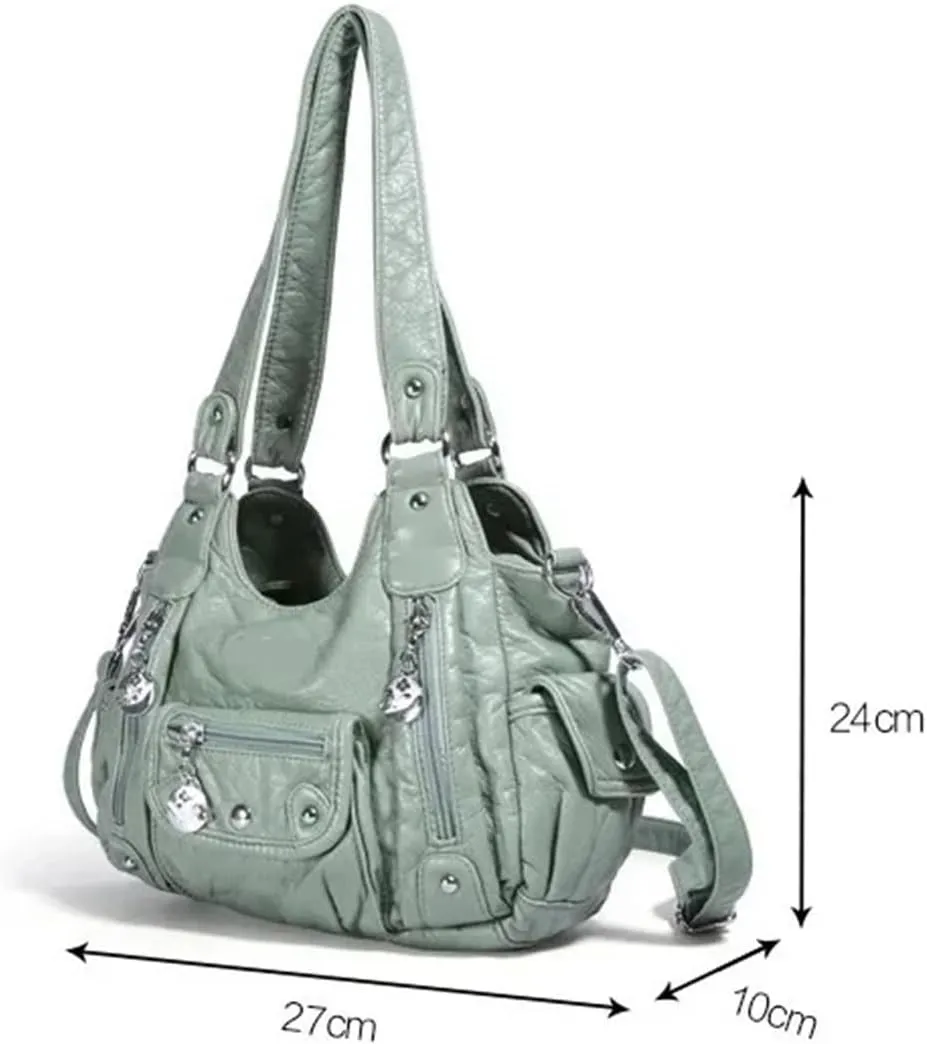 Women bags designer Vintage Soft Leather Bags Fashion Satchel Motorcycle Bag Tote Bags messenger bag
