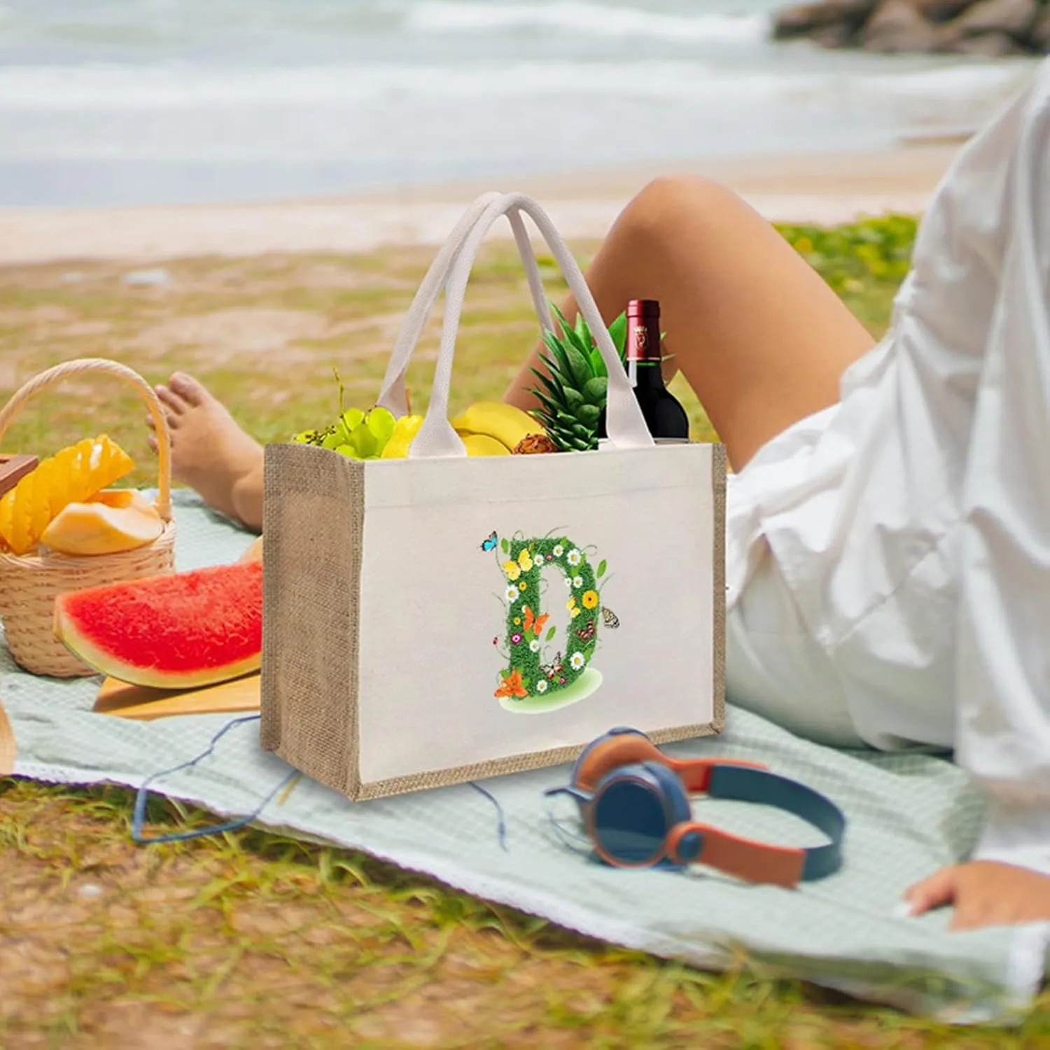 Women Bags Mommy Letter Handbag Shopping Bags Beach Leather Handbags for Women