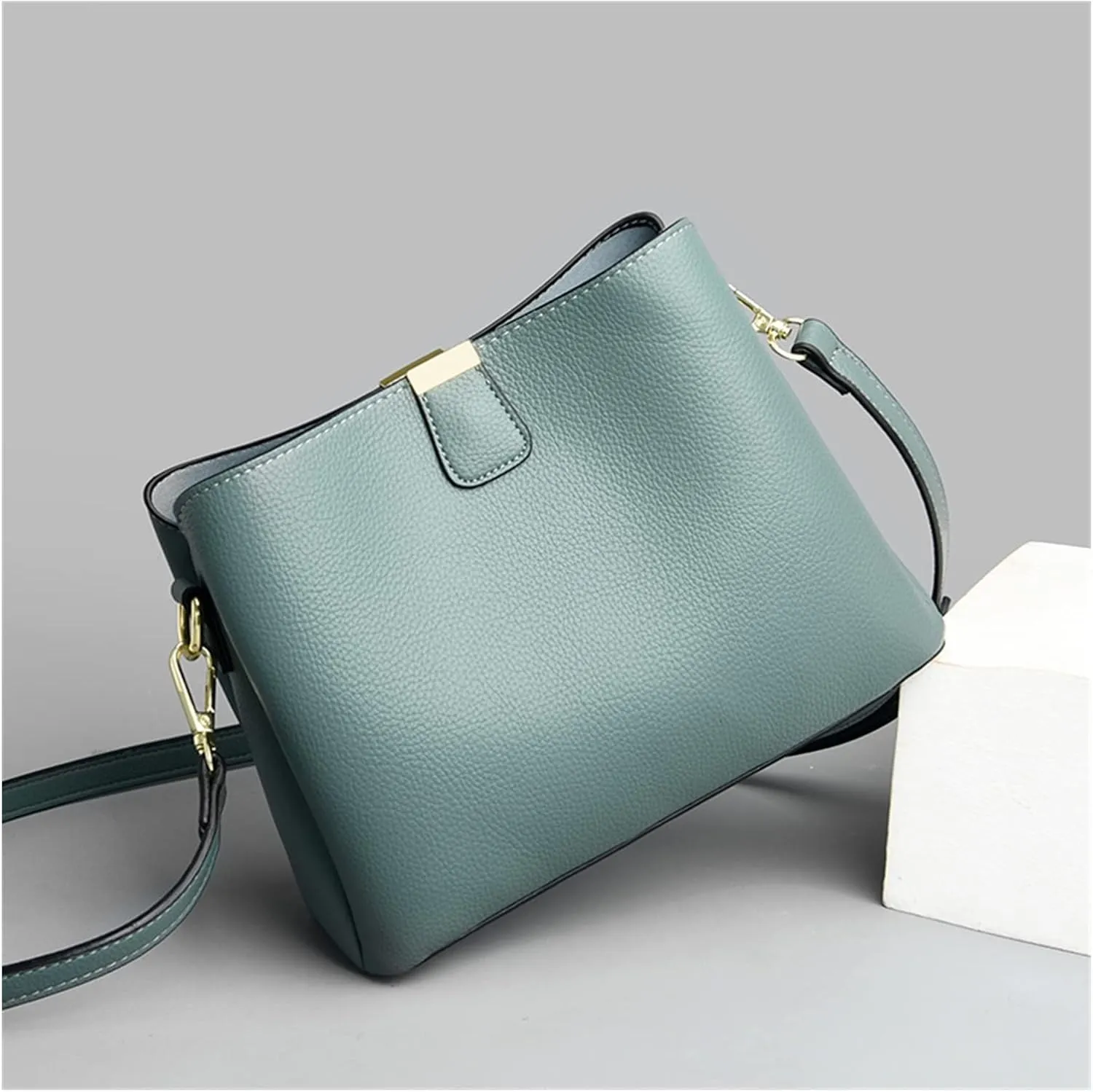 Women Bucket Bag Fashion Shoulder Bag For Girls Large Capacity Messenger Crossbody Bag For Women(Blue)