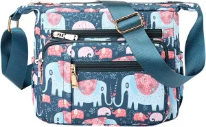 Women Shoulder Handbag Roomy Multiple Pockets Bag For Ladies Crossbody Purse Fashion Tote Top Handle (E, One Size)