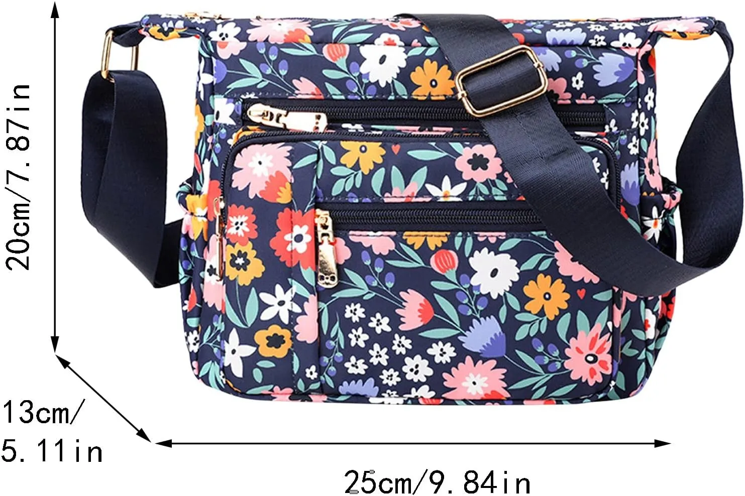 Women Shoulder Handbag Roomy Multiple Pockets Bag For Ladies Crossbody Purse Fashion Tote Top Handle (E, One Size)