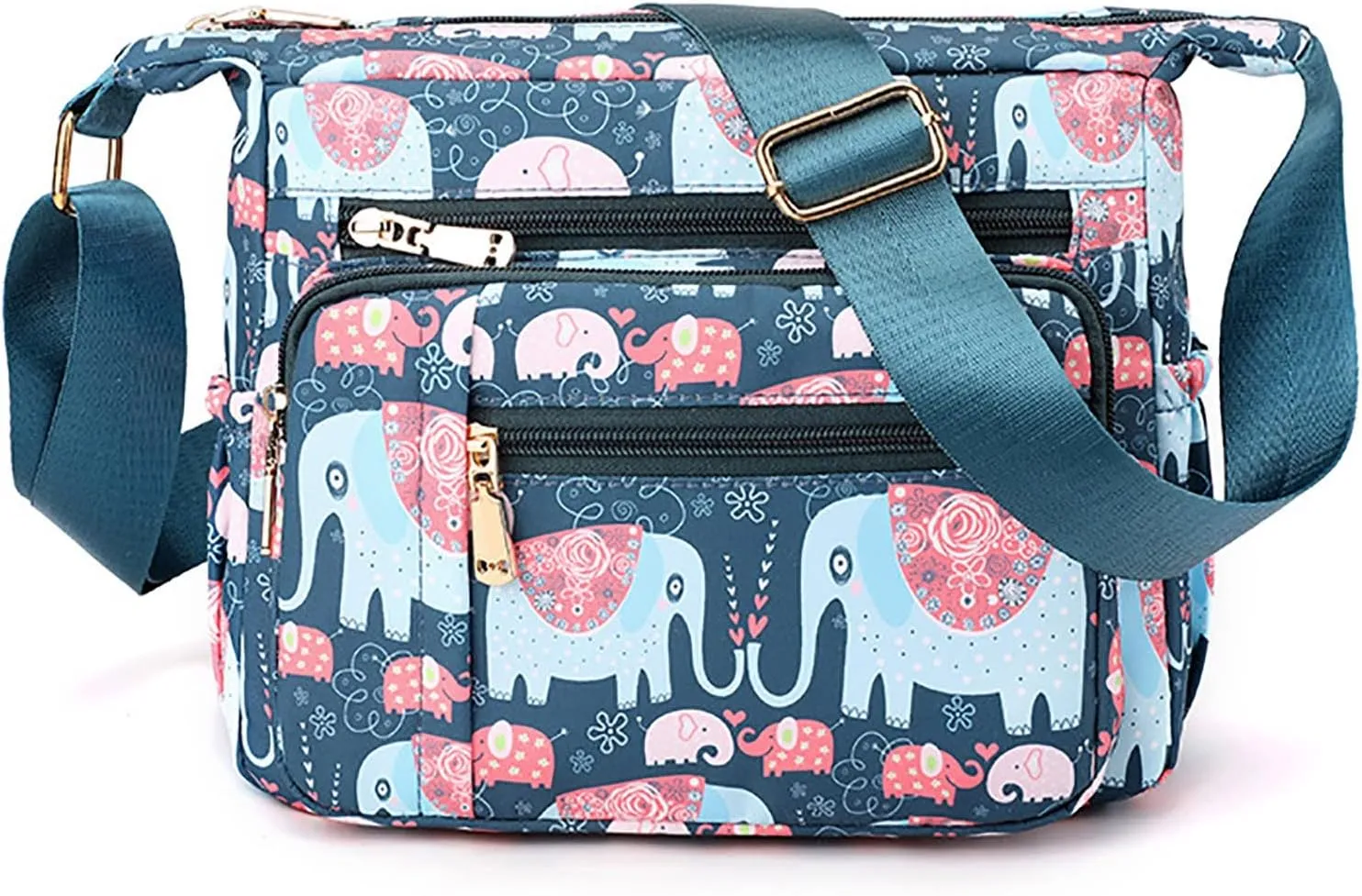 Women Shoulder Handbag Roomy Multiple Pockets Bag For Ladies Crossbody Purse Fashion Tote Top Handle (E, One Size)