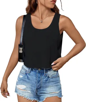 Womens Country Concert Cowgirl Tank Tops Sexy Western Graphic Crop Outfits for Teens