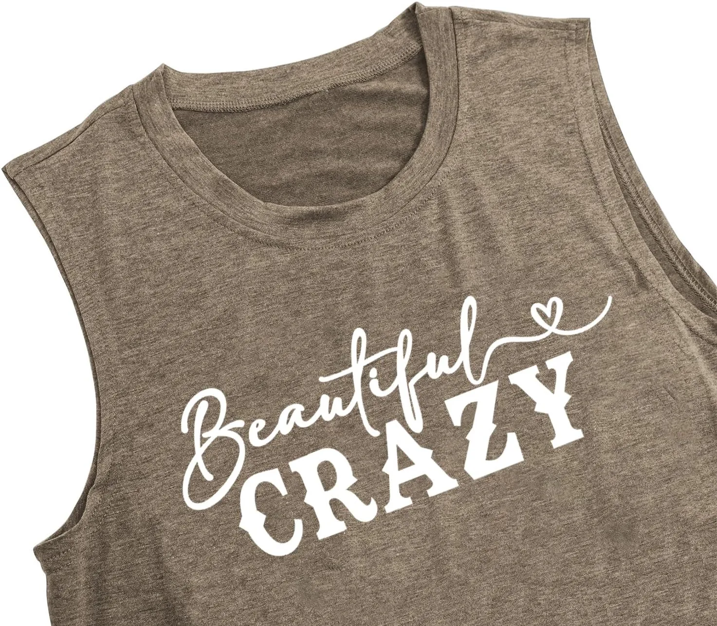 Womens Country Music Tank Tops Beautiful Crazy Shirts Girls Country Life Sleeveless Tops