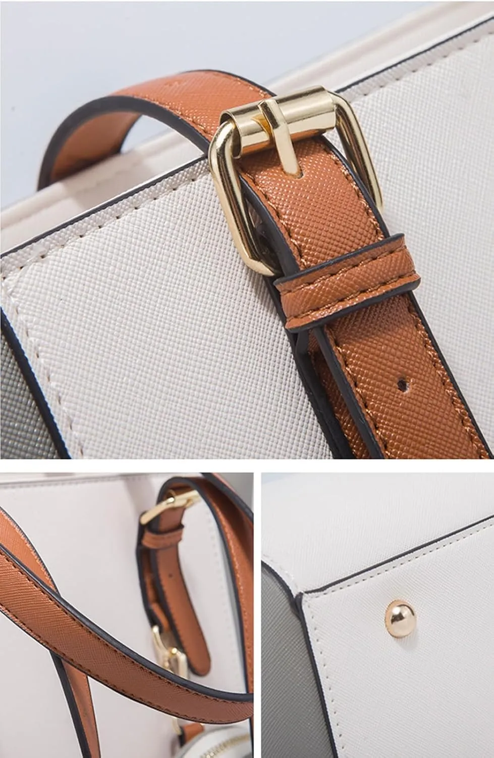 Womens tote bag,tote bag for women,Handbags, simple bags, shoulder bags, crossbody bags (Color : White)