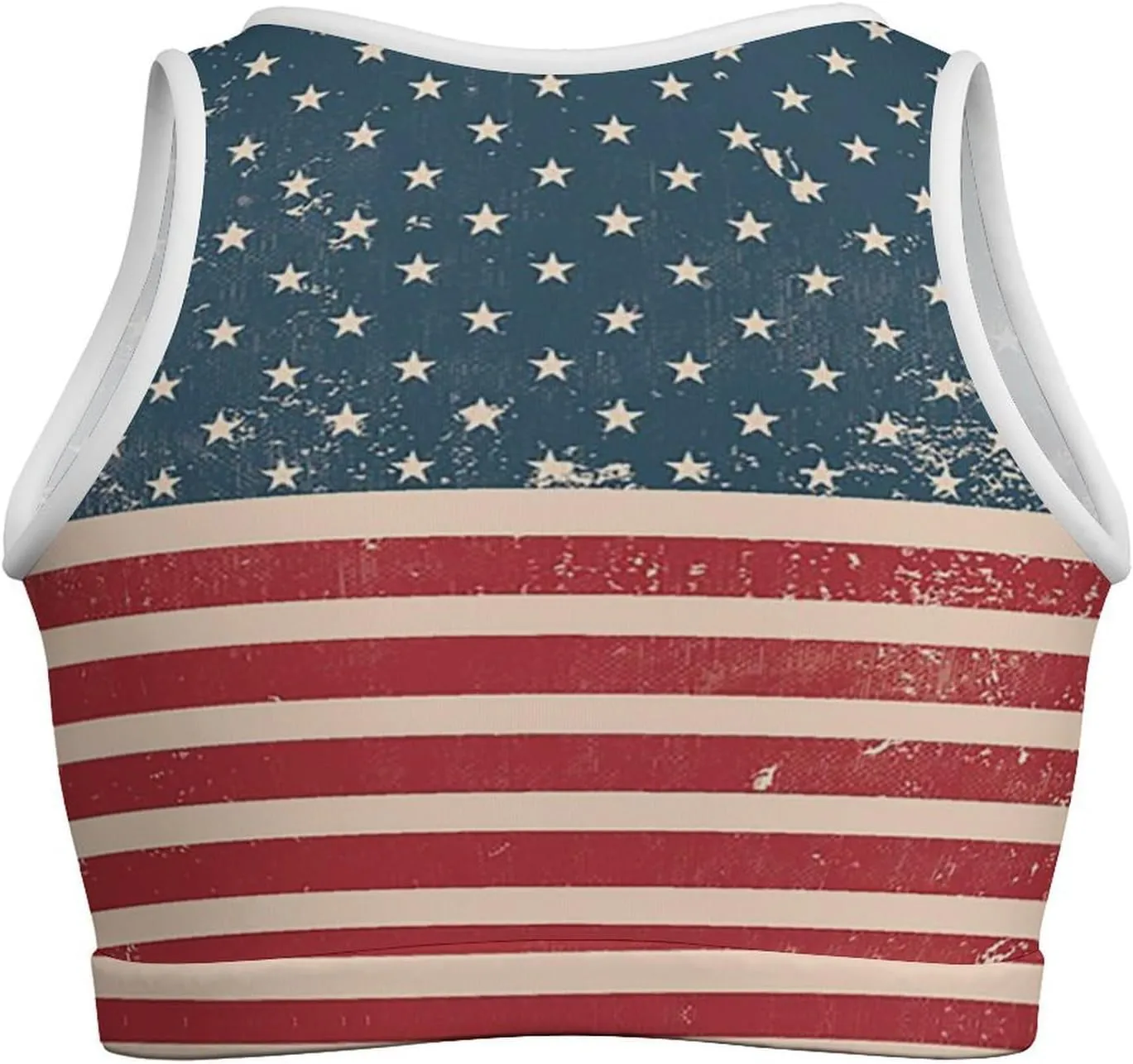 Zakqeik Womens Mexican Flag Tank Tops Workout Cropped Slim Fit Summer Camisole Sleeveless Tops